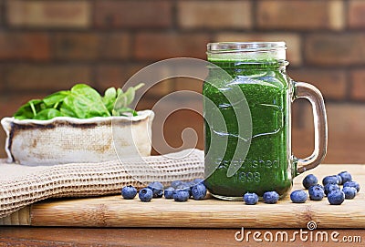 Green Smoothie Stock Photo