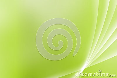 Green Soothing Vista Curves Stock Photo