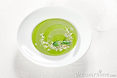 Green soup Stock Photo