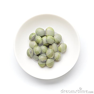 Green soybeans Stock Photo