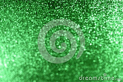 Green Sparkle Background Stock Photo