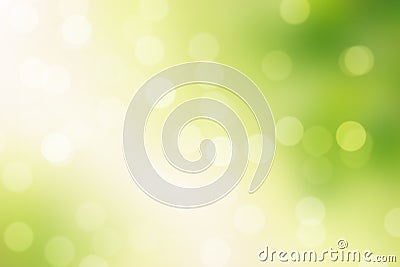 Green sparkle bokeh background Stock Photo