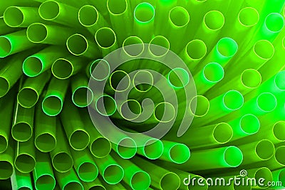 Green spiral Stock Photo