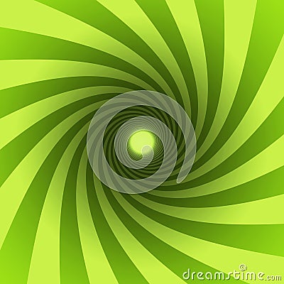 Green spiral Stock Photo