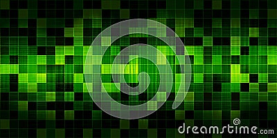 Green squares Stock Photo