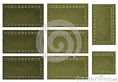 Green Tags,Scrapbook Stock Photo