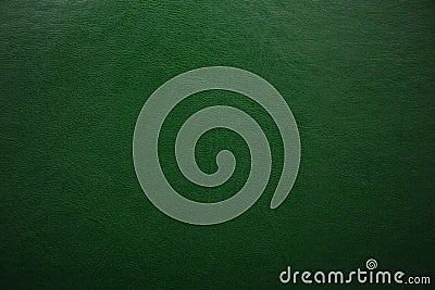 Green textured leather background. Abstract leather texture Stock Photo