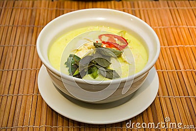 Green Thai curry Stock Photo