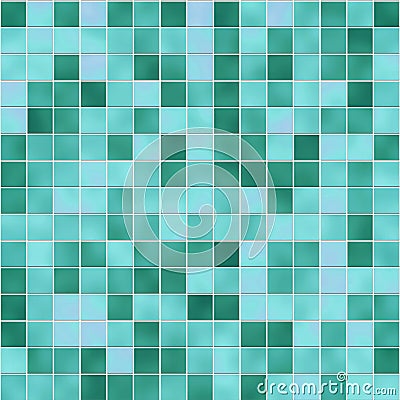 Green tiles texture Stock Photo