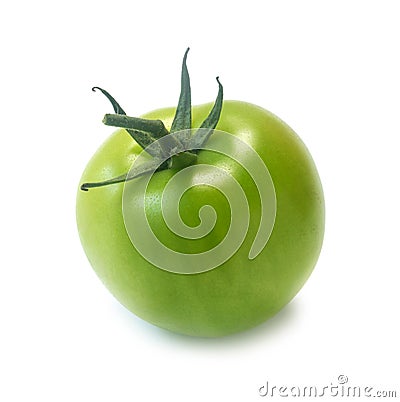 Green Tomato Stock Photo