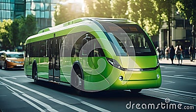 Green Transportation Trends Stock Photo