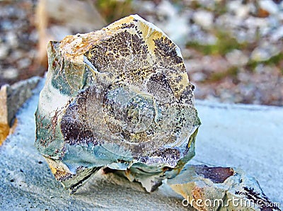 Turquoise stone Stock Photo