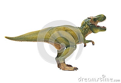 Green tyrannosaurus Stock Photo