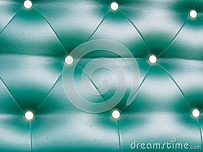 Green upholstery leather pattern background Stock Photo