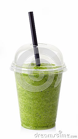 Green vegetable smoothie Stock Photo