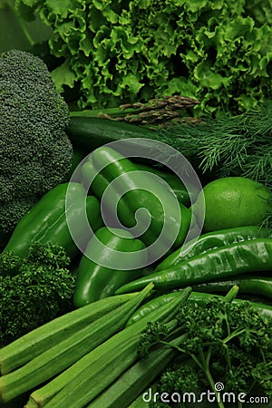 Green vegetables Stock Photo