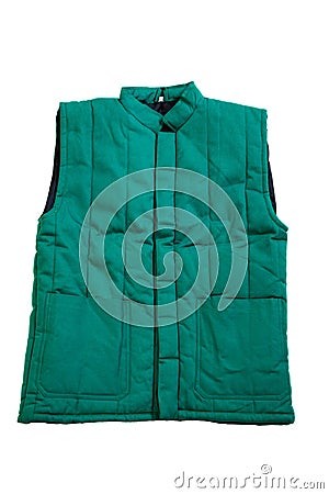 Green vest Stock Photo