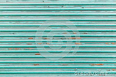 Green vintage louvre Window blind texture Stock Photo