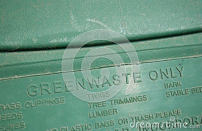 Green waste Stock Photo