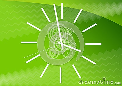 Green watch Vector Illustration