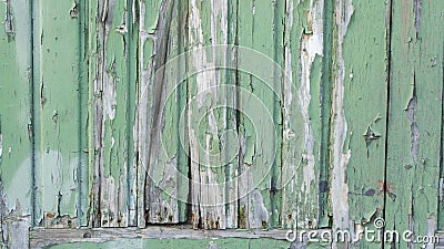 Green weathered paint Stock Photo