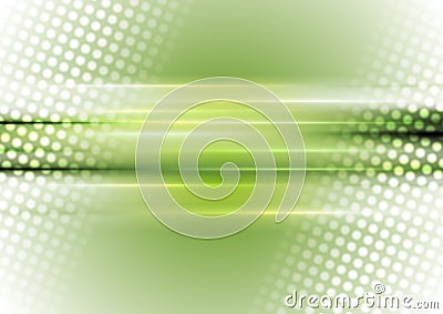 Green and white abstract shiny background Vector Illustration