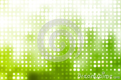 Green and White Glowing Futuristic Light Backgroun Stock Photo