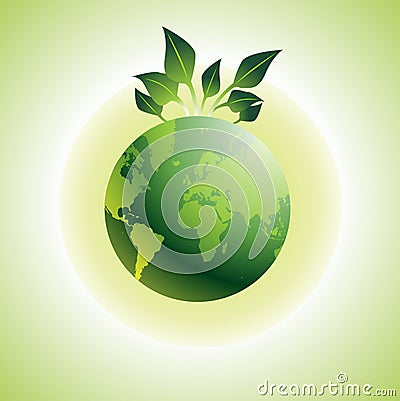 Green world Vector Illustration