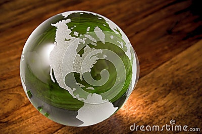 Green world with copyspace Stock Photo