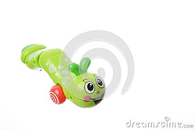 Green worm Stock Photo