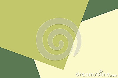 Green yellow colorful soft paper pastel background, minimal flat lay style for fashionable cosmetics pastel color top view Stock Photo