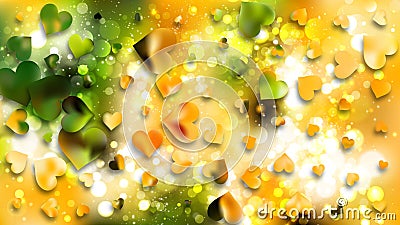 Green and Yellow Lovely Backgrounds Stock Photo