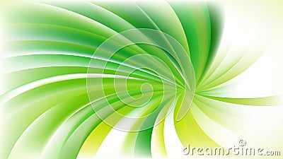 Green Yellow and White Swirling Radial Background Graphic Stock Photo