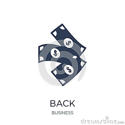 Greenback icon. Trendy flat vector Greenback icon on white background from Business collection Vector Illustration