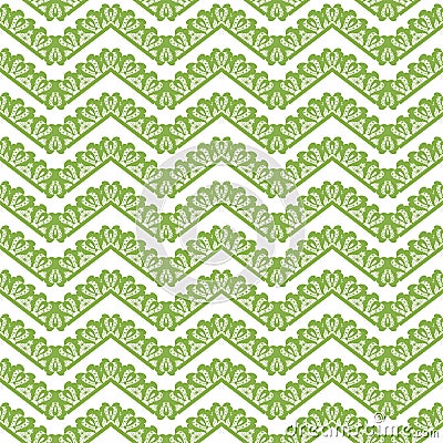 Greenery chevron seamless pattern background Vector Illustration