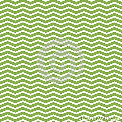 Greenery and white zigzag, seamless pattern Stock Photo