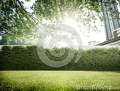 Greenfield Environment Green Garden Cityscape Concept Stock Photo