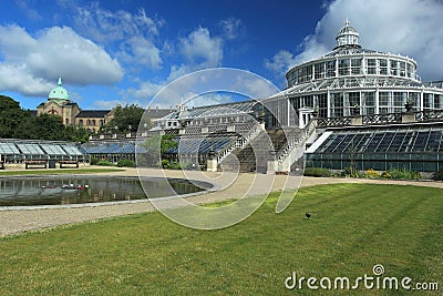 Greenhouse in Copenhagen Stock Photo