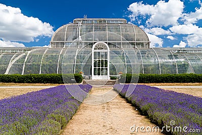 Greenhouse at Kew Gardens in London Stock Photo