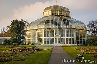 Greenhouse. National Botanic Gardens. Dublin. Ireland Stock Photo