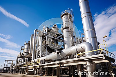 Greening Industrial Processes, Clean Energy Takes the Lead Stock Photo