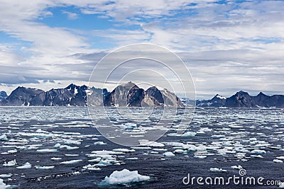 Greenland Coastline Stock Photo