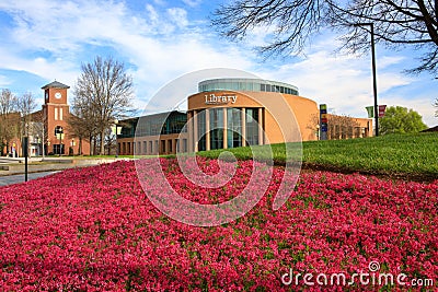 Greenville SC Hughes Main Library Editorial Stock Photo