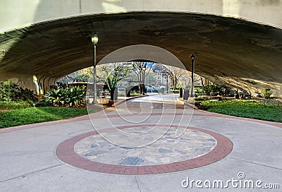 Greenville SC Swamp Rabbit Trail Stock Photo