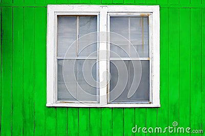 GreenWall White Window Stock Photo