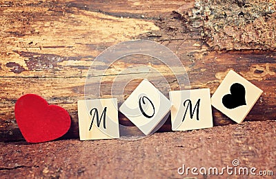 Greeting card happy mothers day Stock Photo