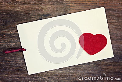 Greeting card love Stock Photo