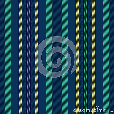 Greeting card vertical textile fabric, greeting background texture seamless. Image pattern stripe lines vector in cyan and dark Vector Illustration