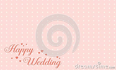 Greeting card wedding cute style collection Vector Illustration
