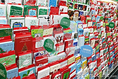 Greeting cards Editorial Stock Photo